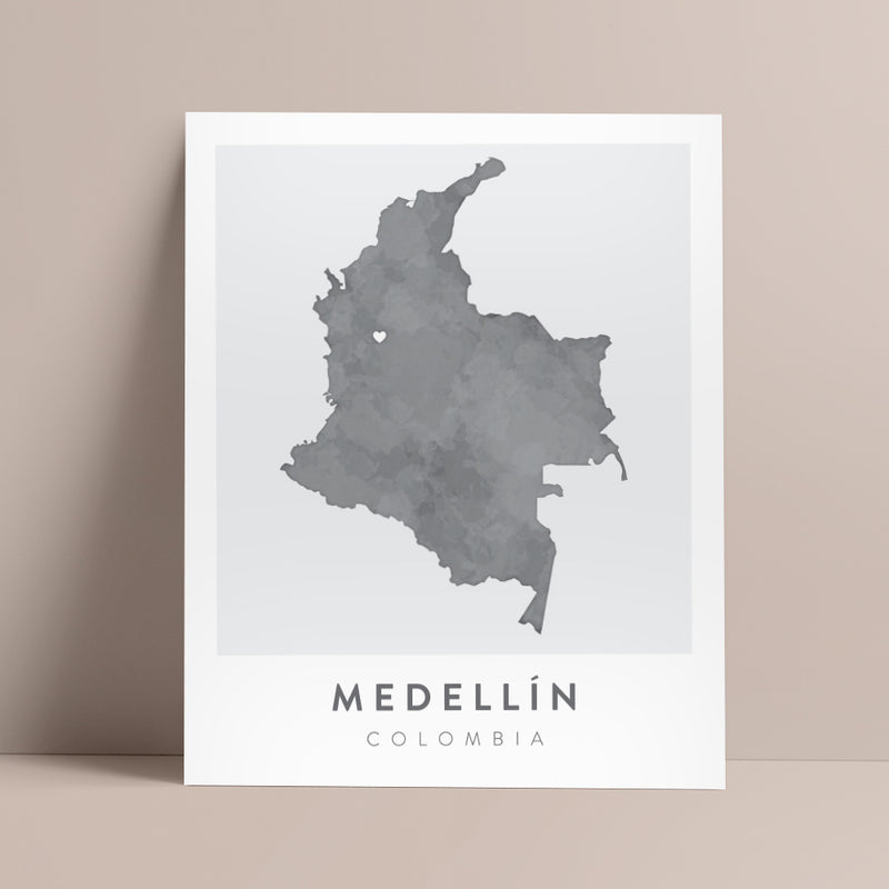 map of medellin colombia