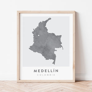 medellin colombia map