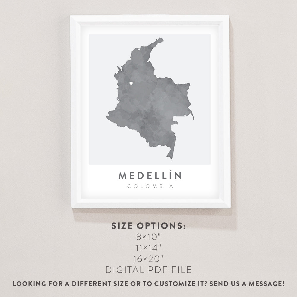 medellin colombia wall art