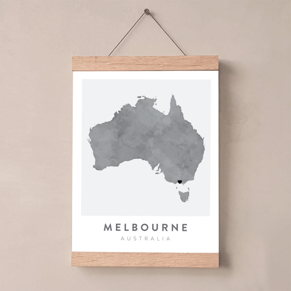 travel poster melbourne australia