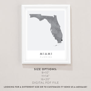 miami florida poster