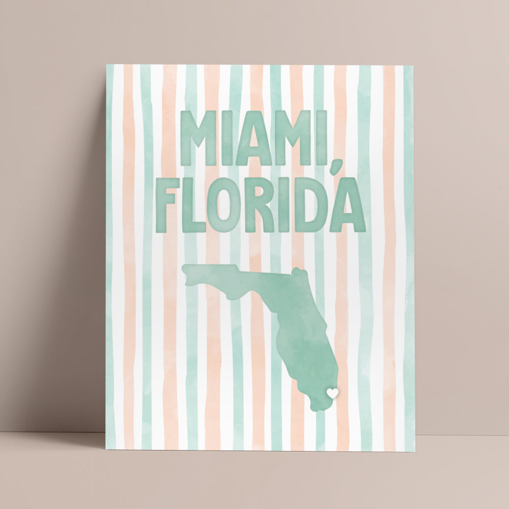 Miami Florida Poster