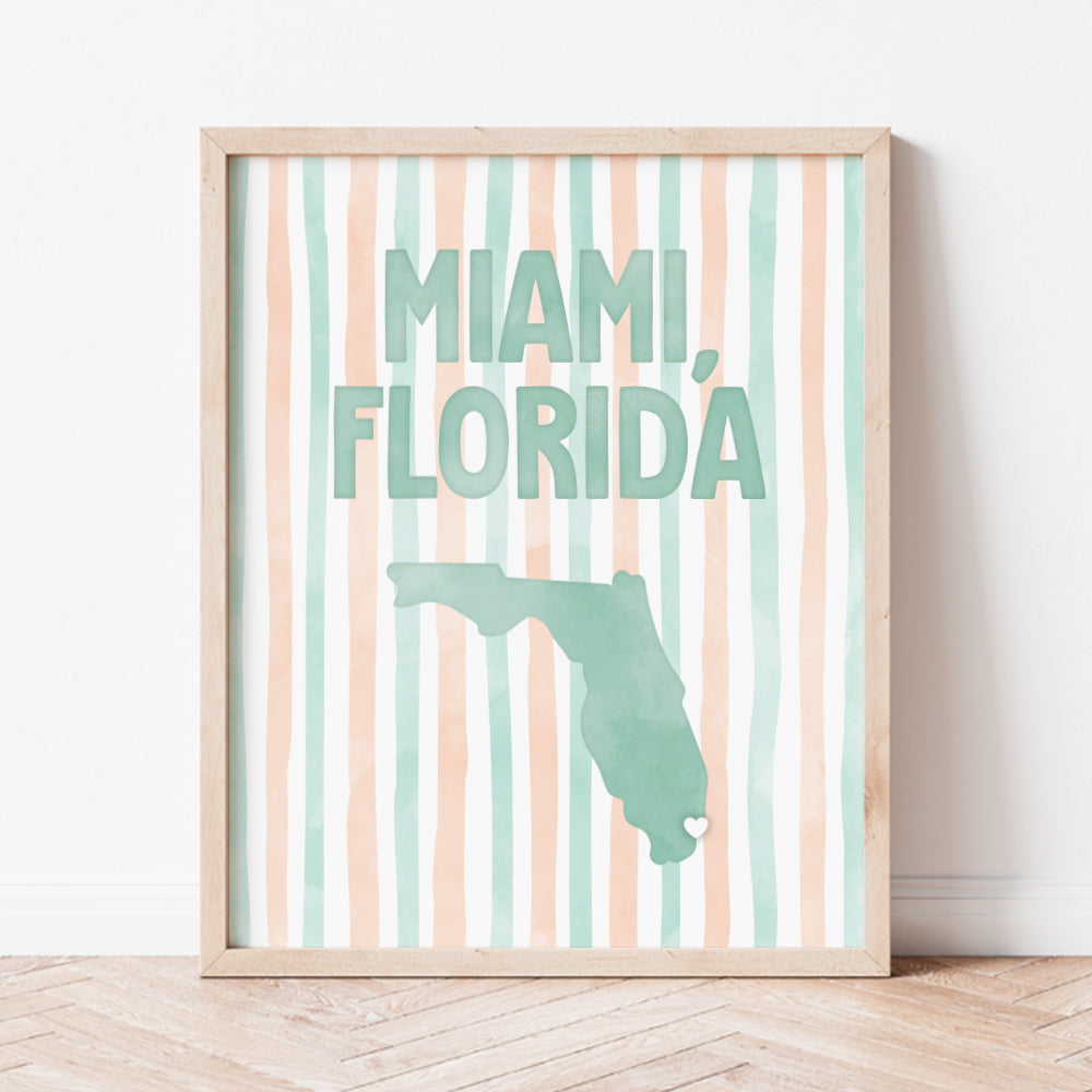 Miami Florida Poster