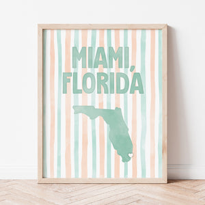Miami Florida Poster