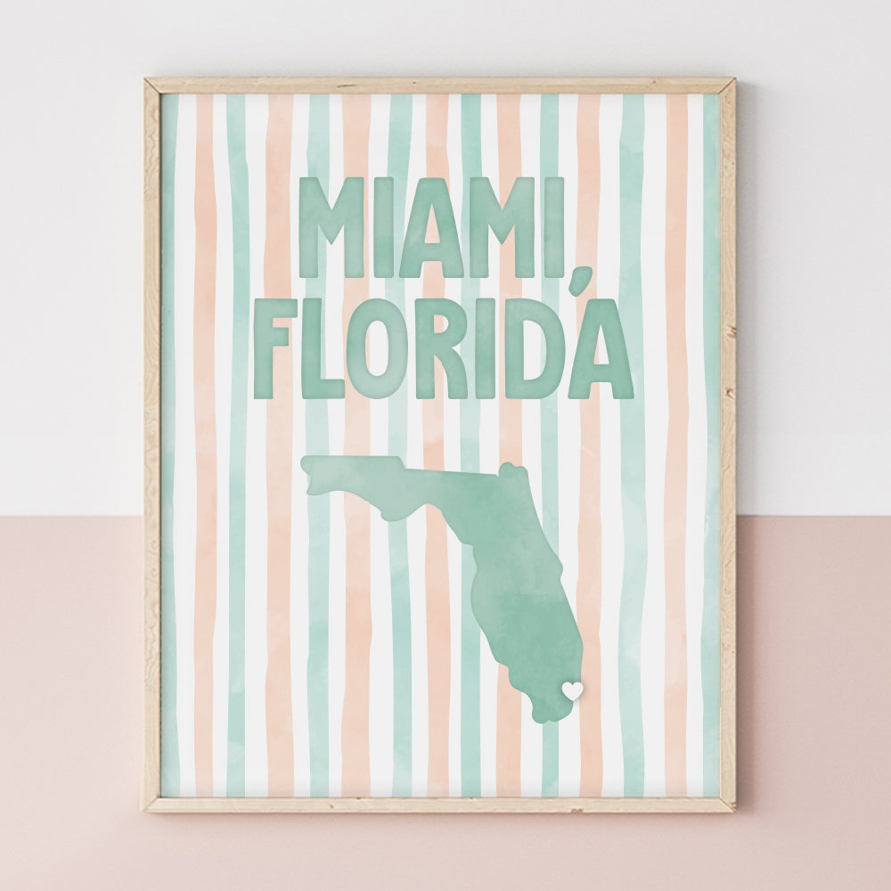 Miami Florida Poster