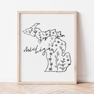 michigan wall art