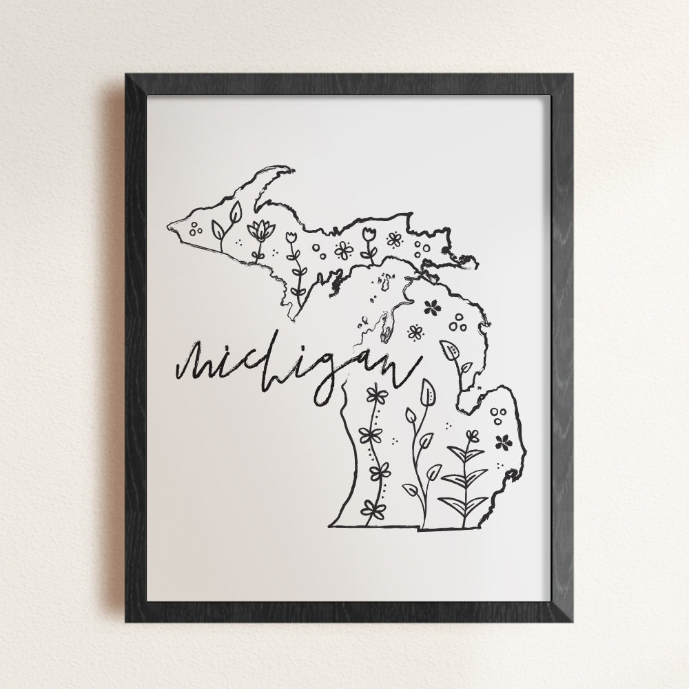 michigan wall art