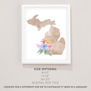 michigan wall art