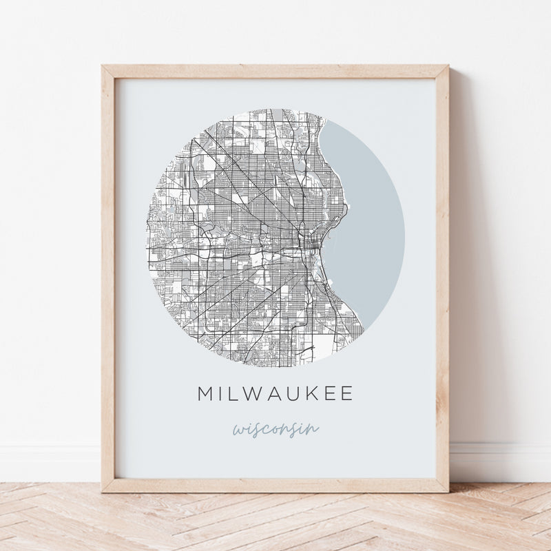 milwaukee wisconsin map