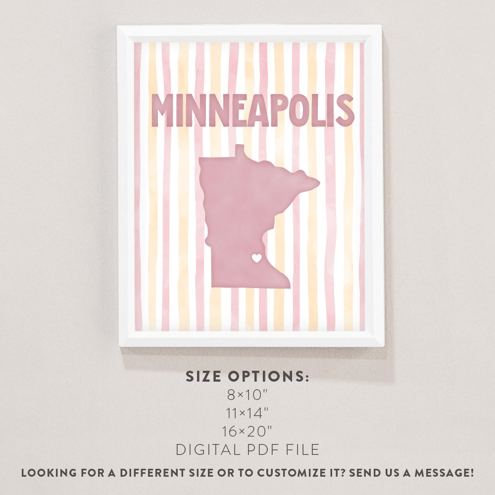 Minneapolis, Minnesota Poster