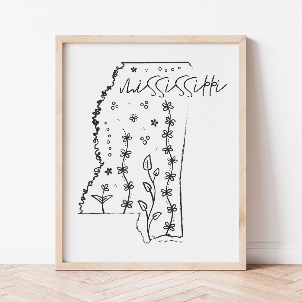 mississippi wall art