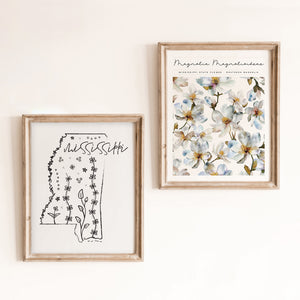 mississippi map poster