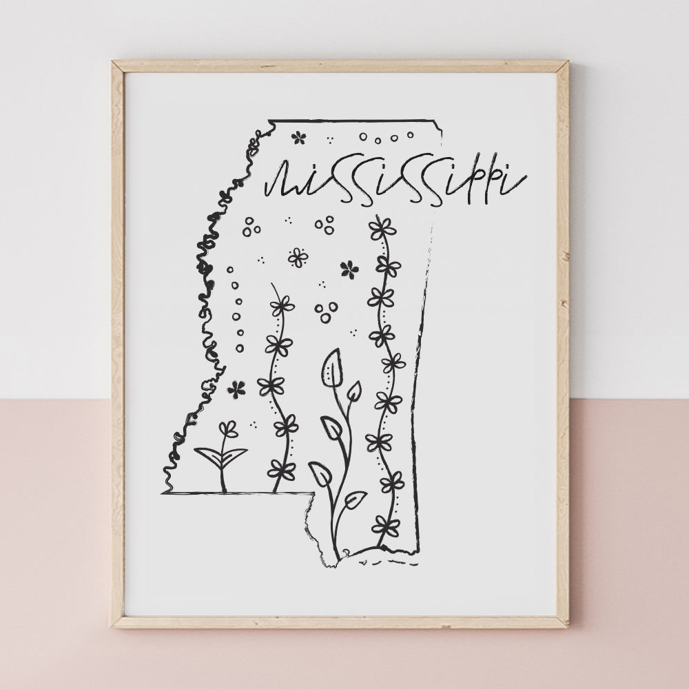 mississippi wall art