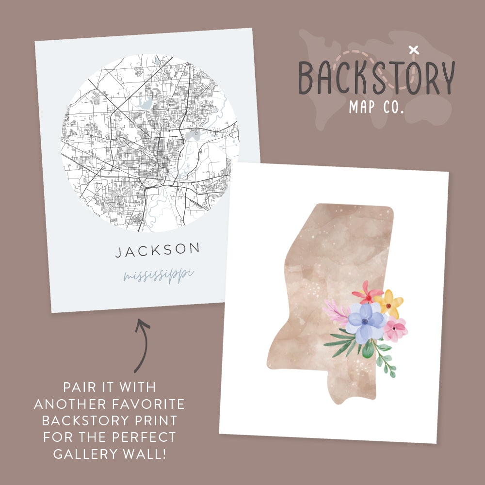 jackson mississippi map