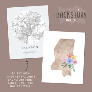 jackson mississippi map