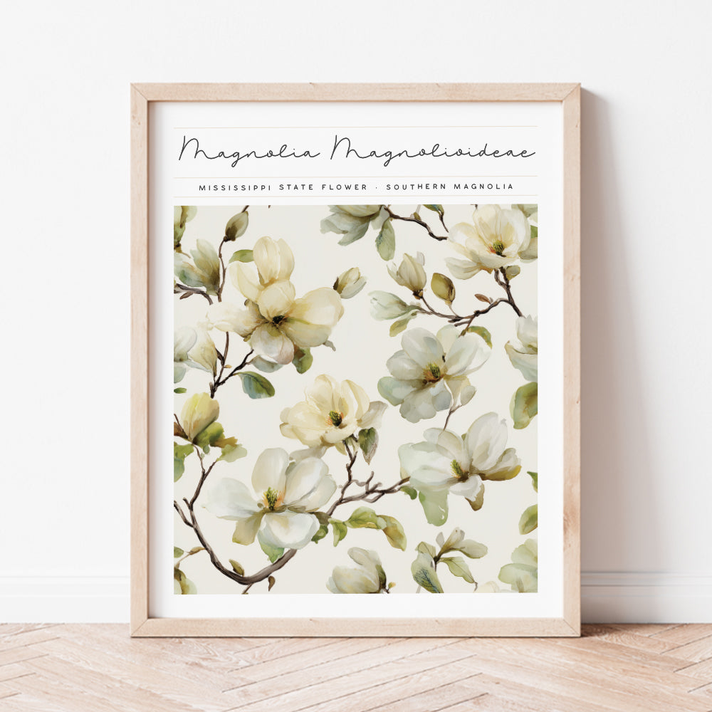 mississippi state flower wall art