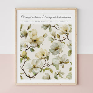 mississippi state flower wall art