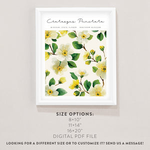 missouri state flower poster