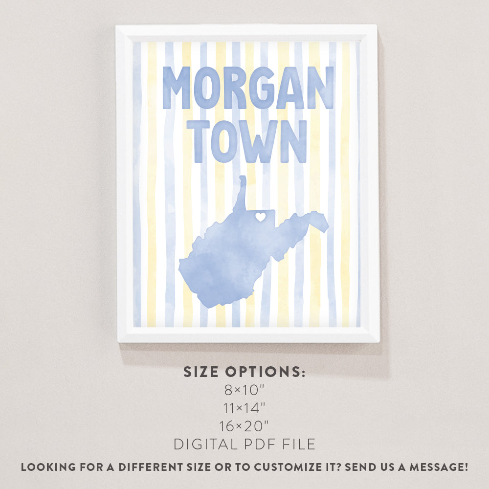 Morgantown, West Virginia Poster