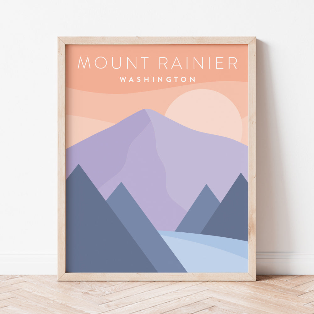 mount rainier wall art