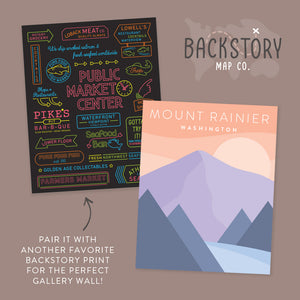 cute washington state posters