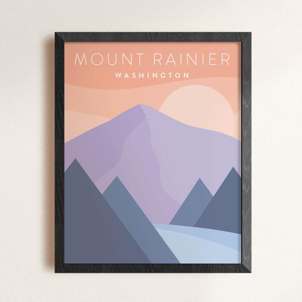 mount rainier washington decor