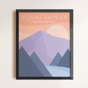 mount rainier washington decor