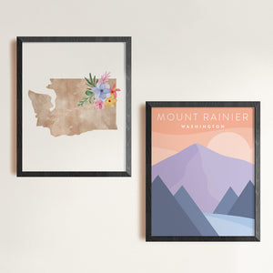 cute washington wall art