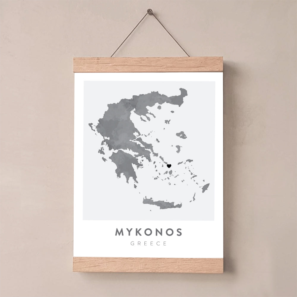 mykonos greece wall art