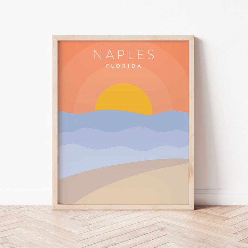 naples florida poster