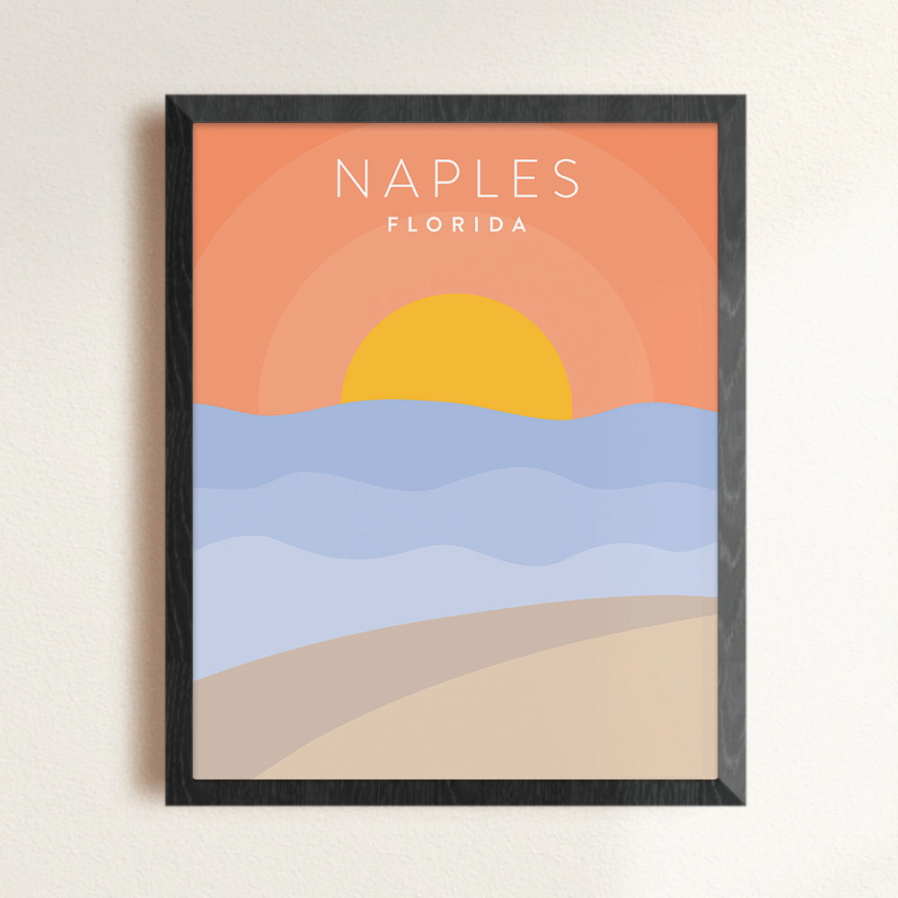 naples florida poster