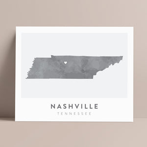map of nashville tennessee