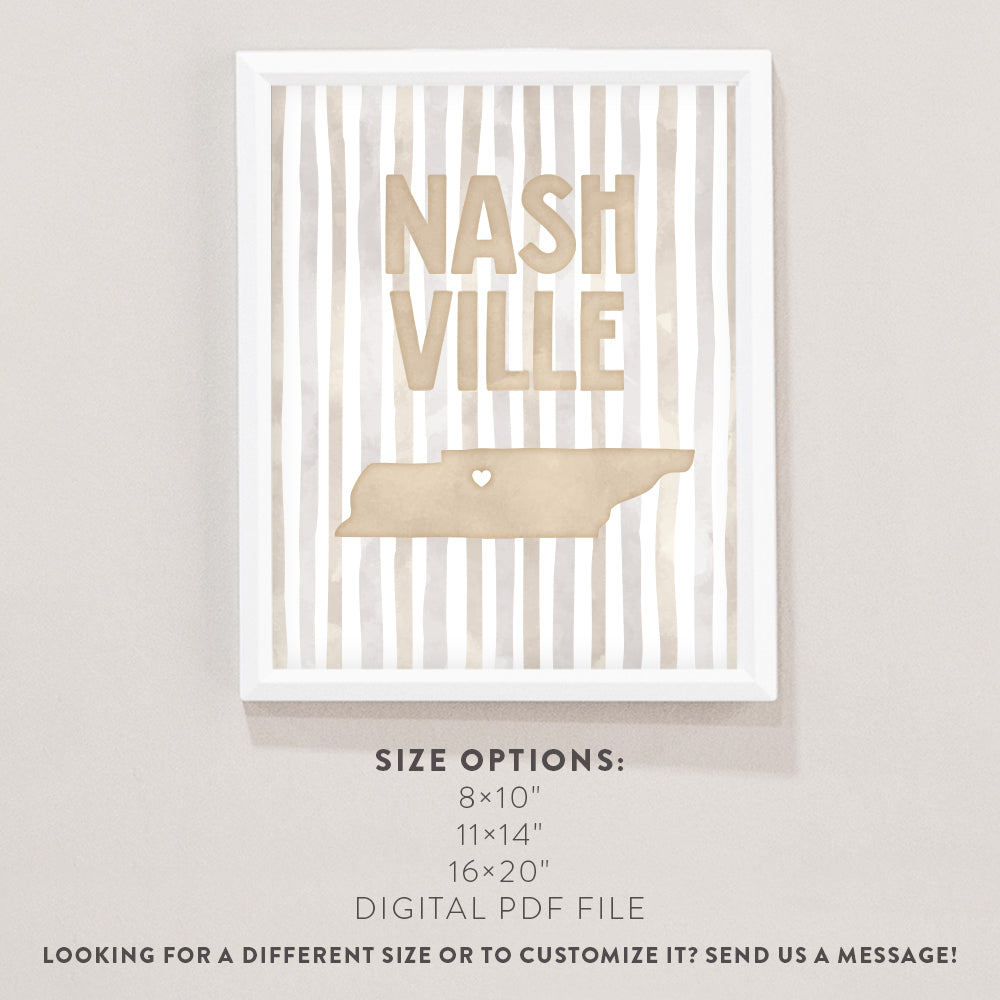 Nashville Tennessee Poster