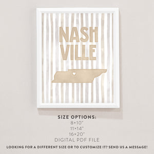 Nashville Tennessee Poster