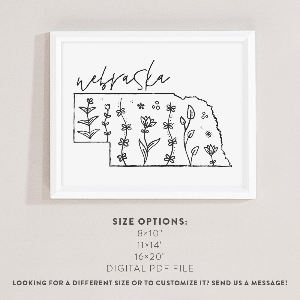 nebraska wall art