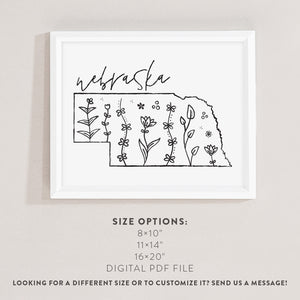 nebraska wall art