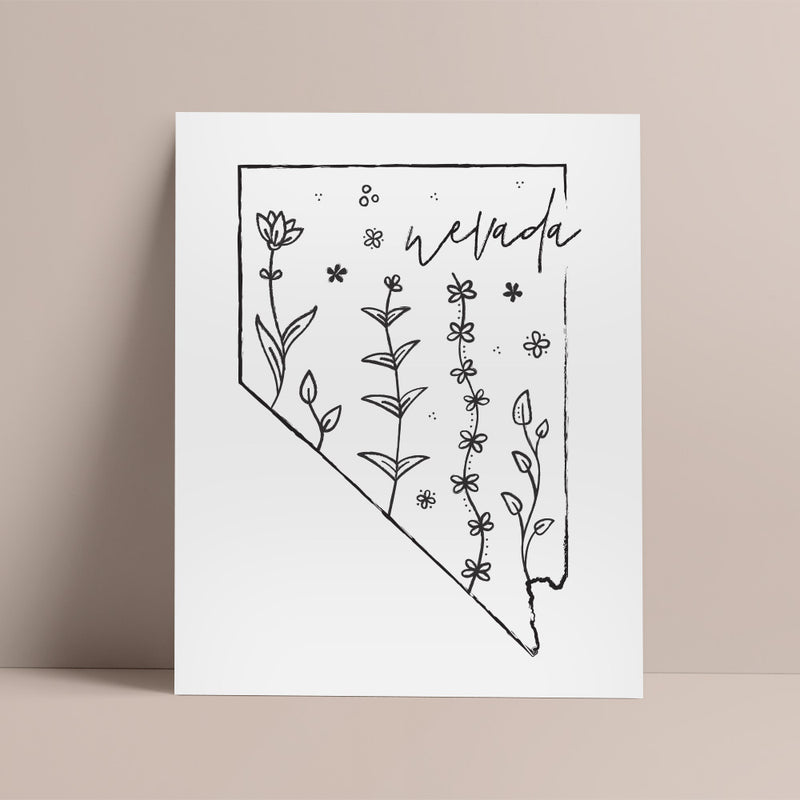 nevada outline
