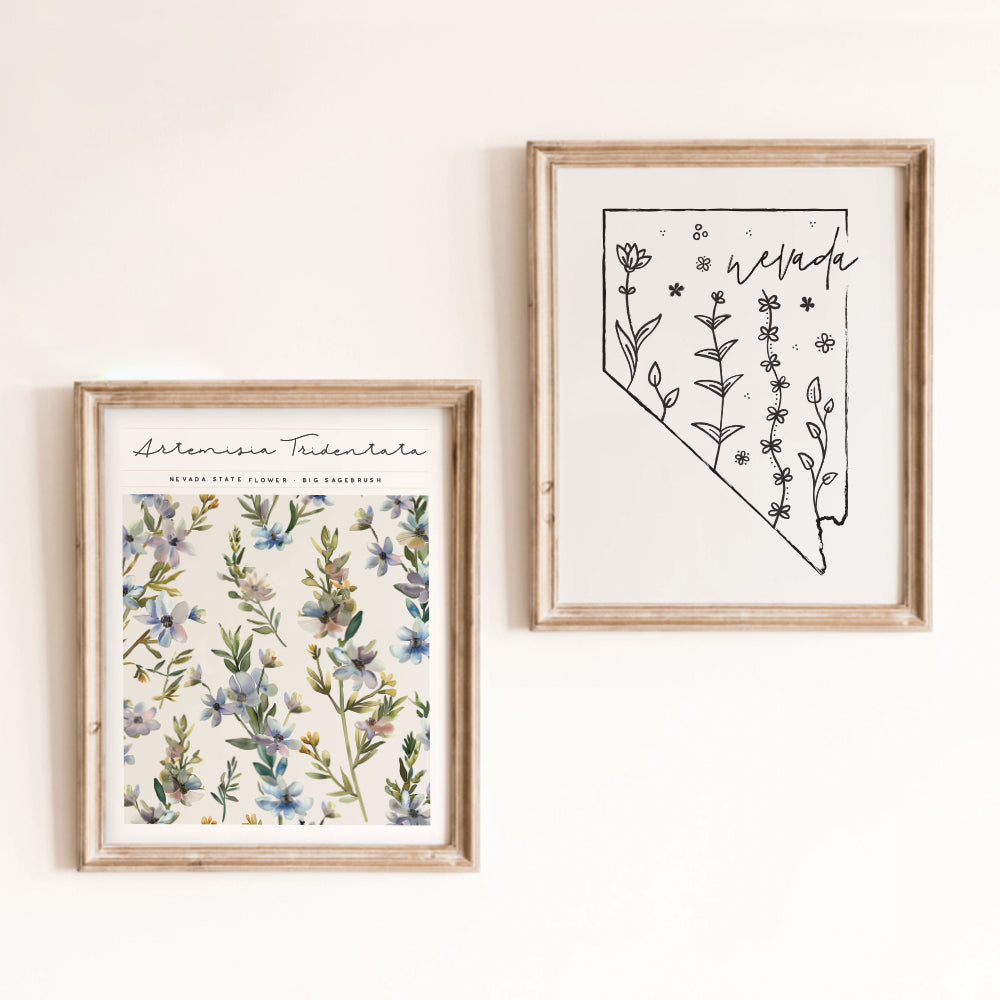 nevada floral wall art