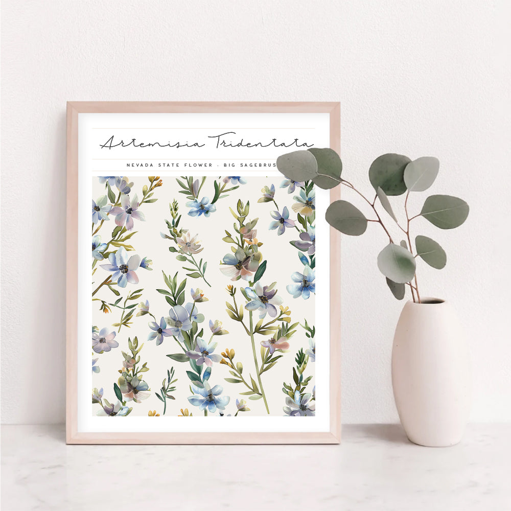 nevada state flower posters