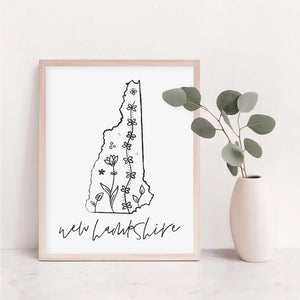 new hampshire art print