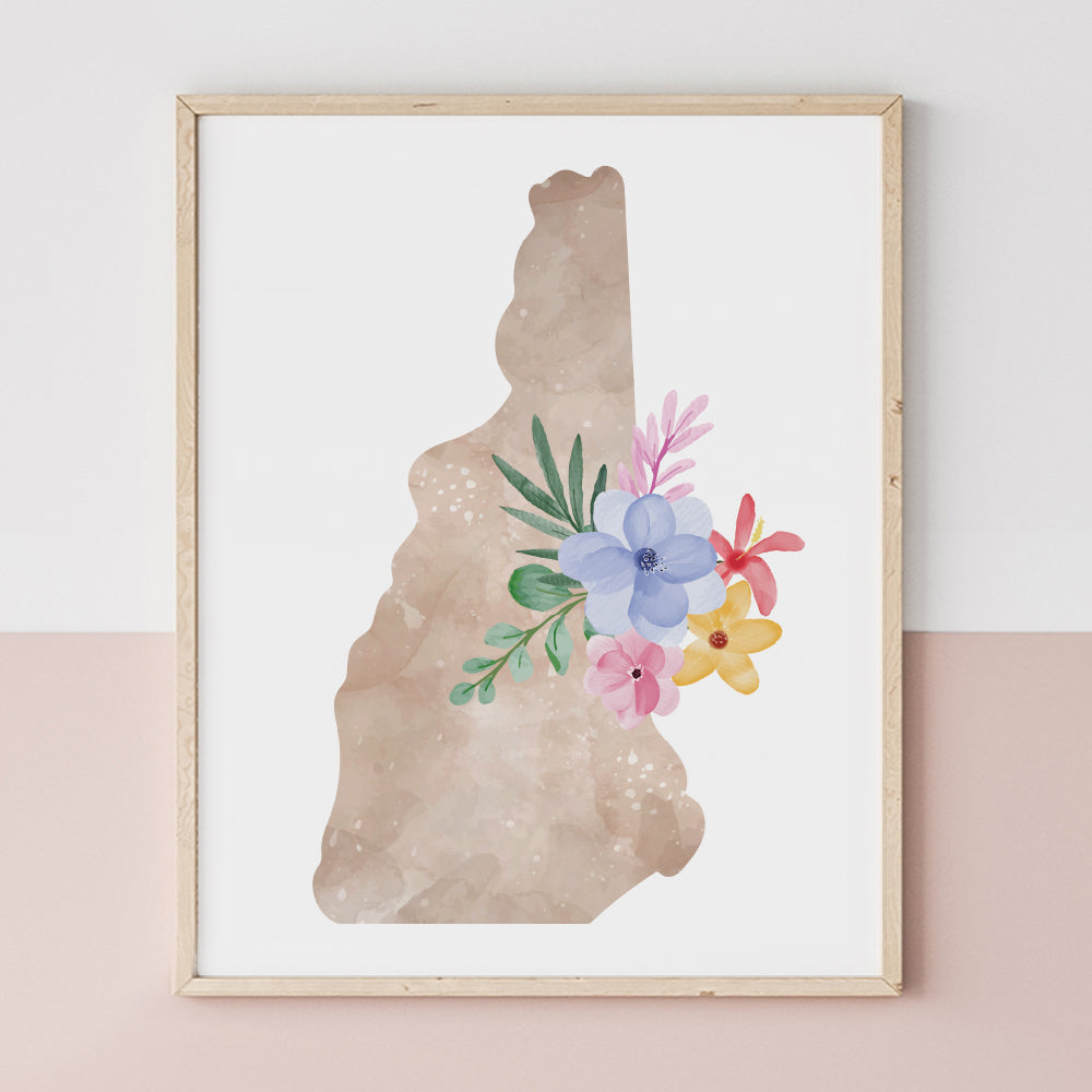 map of new hampshire