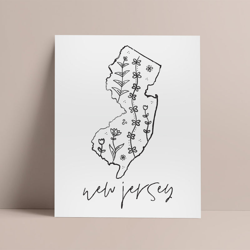 new jersey outline
