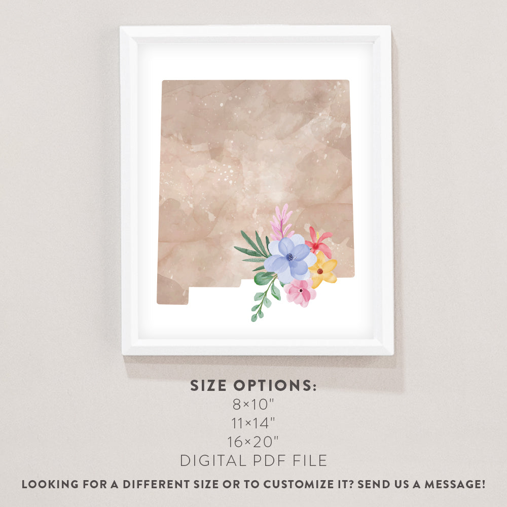 floral wall art new mexico