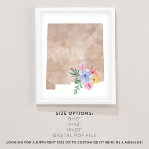 floral wall art new mexico