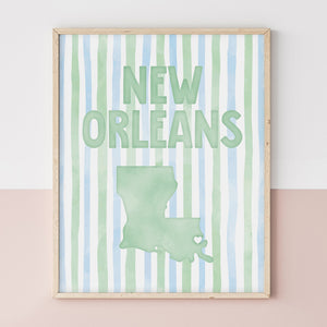 tulane art print