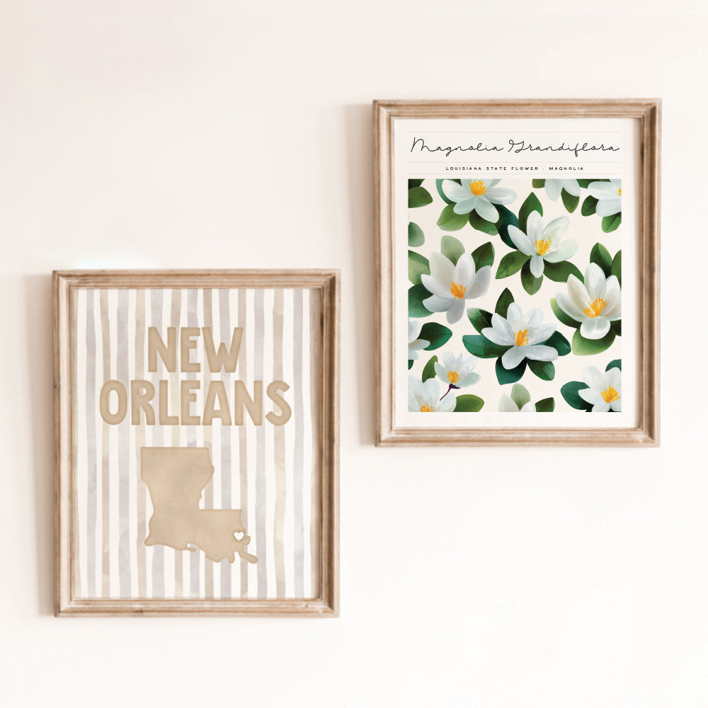 New Orleans Louisiana Poster · New Orleans Wall Art