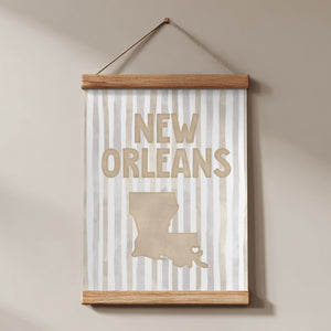 New Orleans Louisiana Poster · New Orleans Wall Art