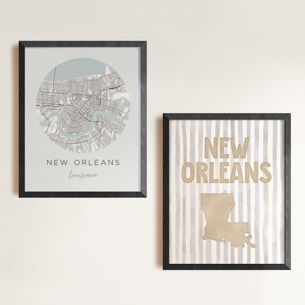 New Orleans Louisiana Poster · New Orleans Wall Art