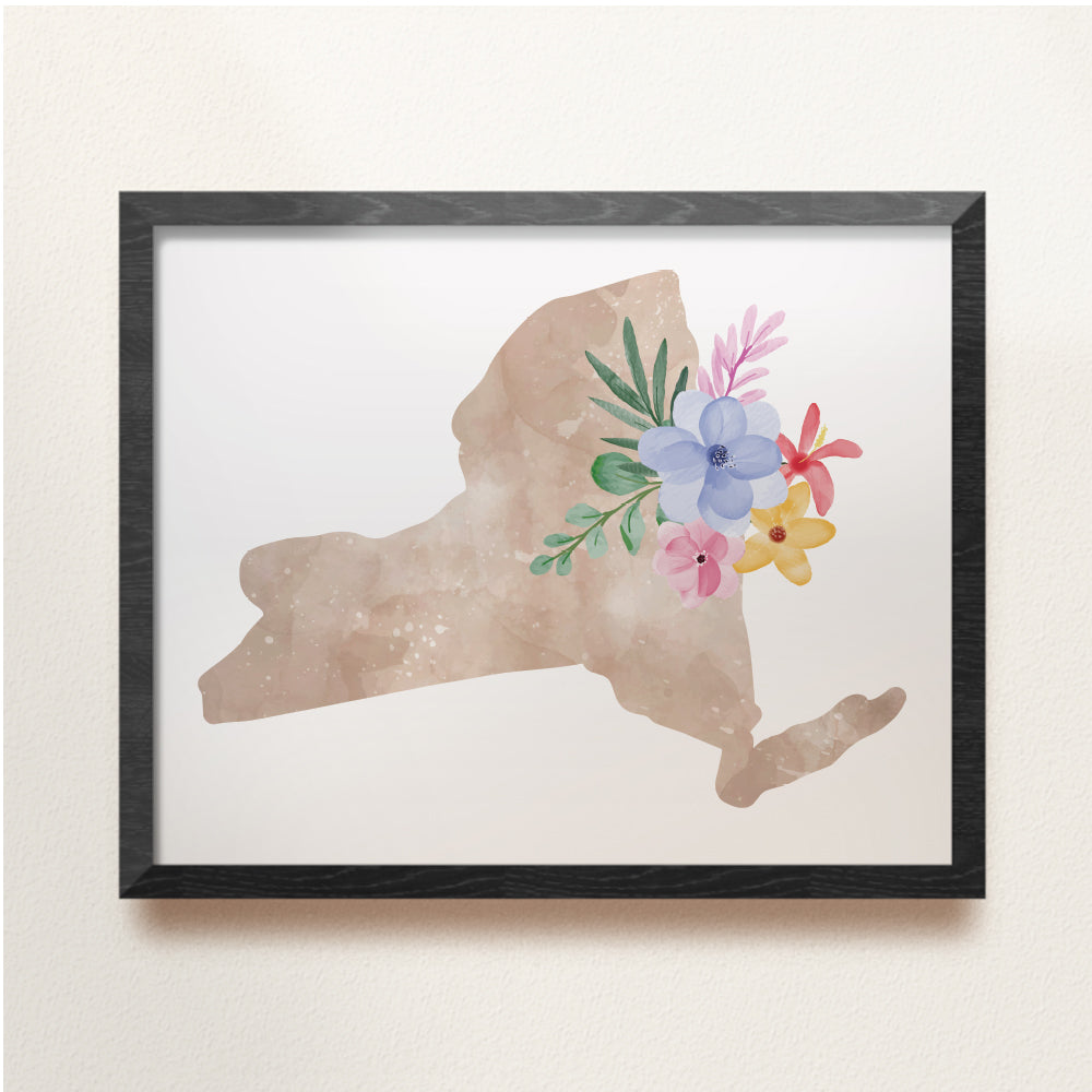 buffalo new york map poster