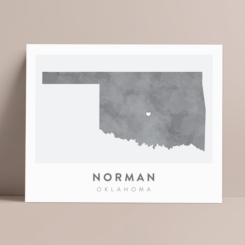 map of norman oklahoma